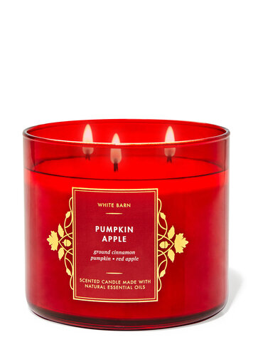 Pumpkin Apple 3 Wick Candle