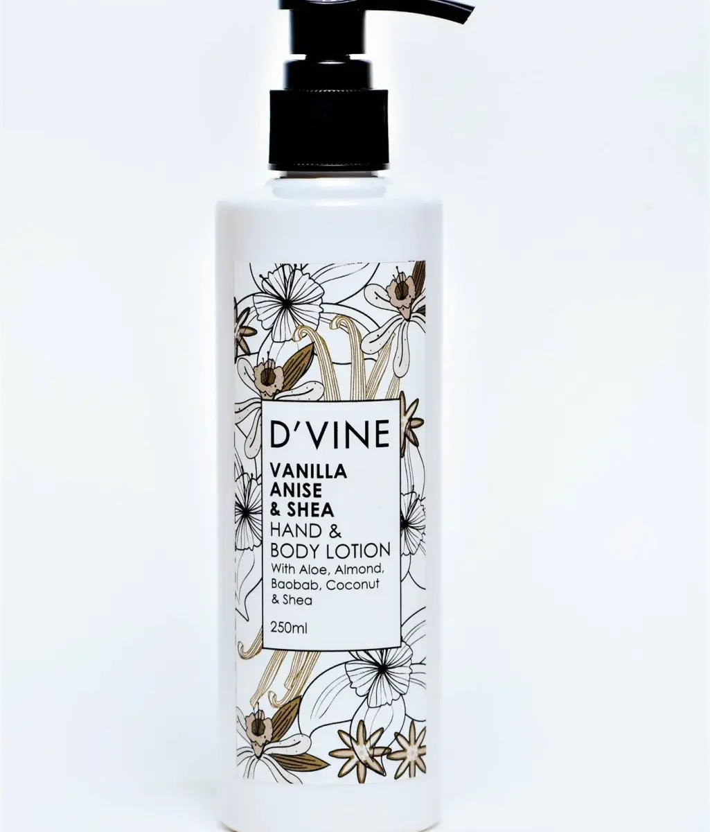 Vanilla Anise Shea Hand/Body Lotion 250ml