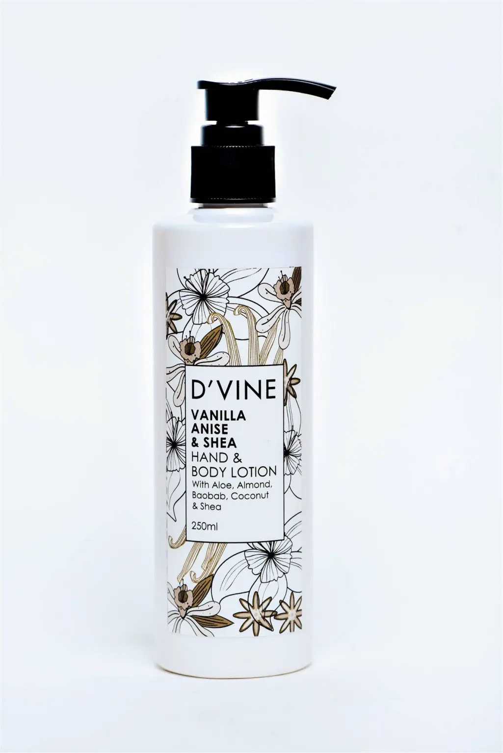 Vanilla Anise Shea Hand/Body Lotion 250ml