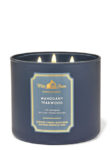 Mahogany Teakwood 3 Wick Candle