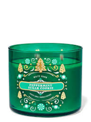 Peppermint Sugar Cookie 3 Wick Candle