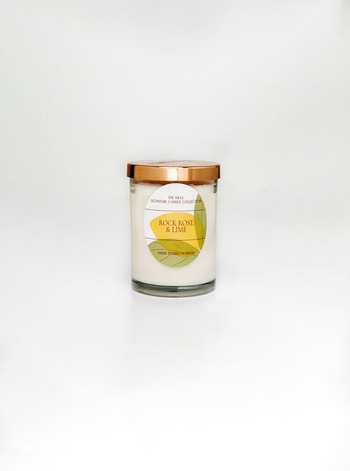 Rock Rose and Lime Single Wick Candle