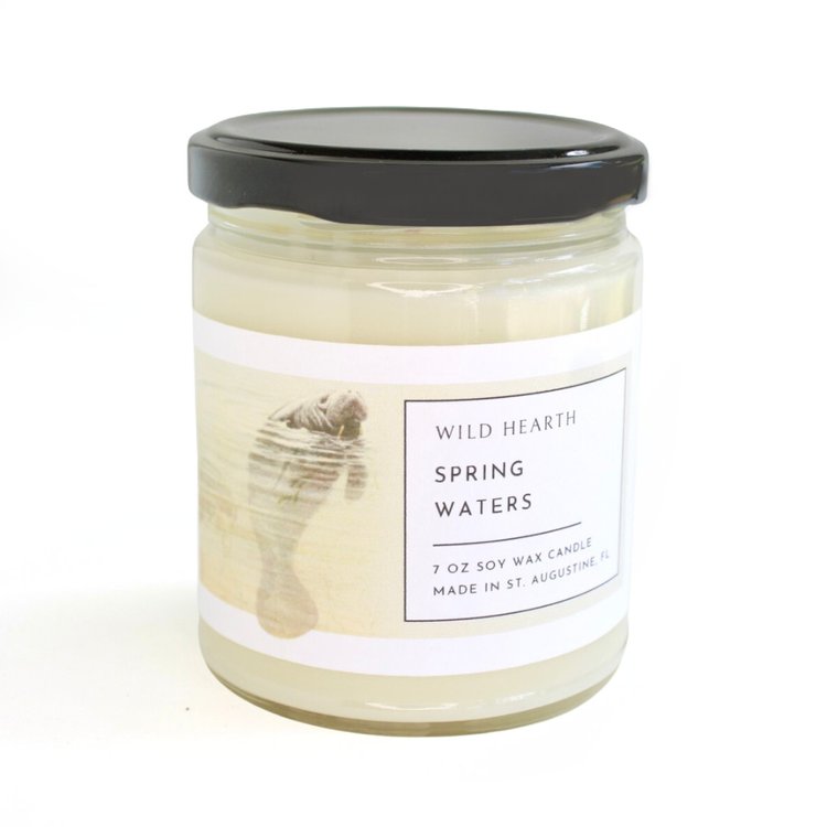 Spring Waters Single Wick Candle