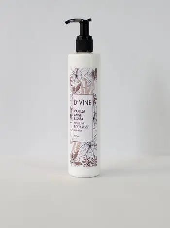 Vanilla Anise Shea Hand/Body Wash 250ml