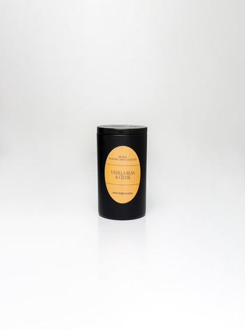 Vanilla Bean and Cedar Single Wick Candle