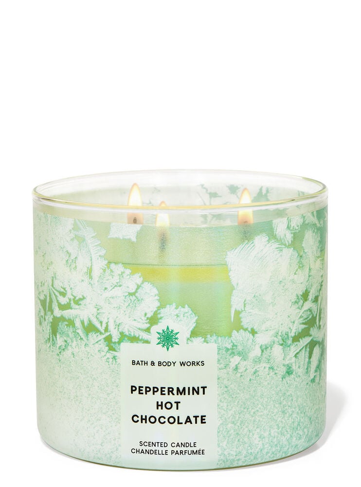 Peppermint Hot Chocolate 3 Wick Candle