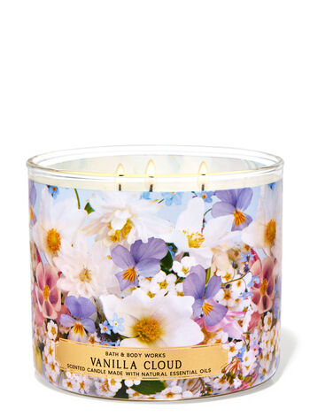 Vanilla Cloud 3 Wick Candle