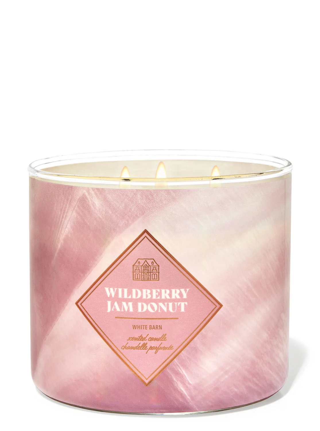 Wildberry Jam Donut 3 Wick Candle