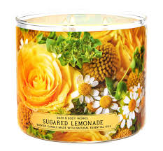 Sugared Lemonade 3 Wick Candle