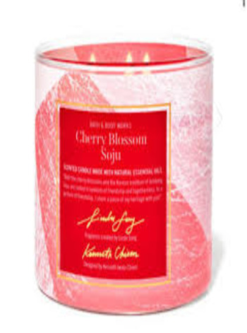 Cherry Blossom Soju 3 Wick Candle