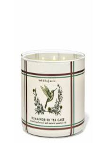 Hummingbird Tea Cake 3 Wick Candle