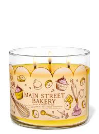 Main Street Bakery 3 Wick Candle