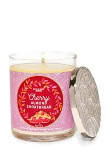 Cherry Almond Shortbread 8oz Single Wick Candle