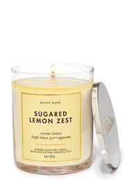 Sugared Lemon Zest 8oz Single Wick Candle