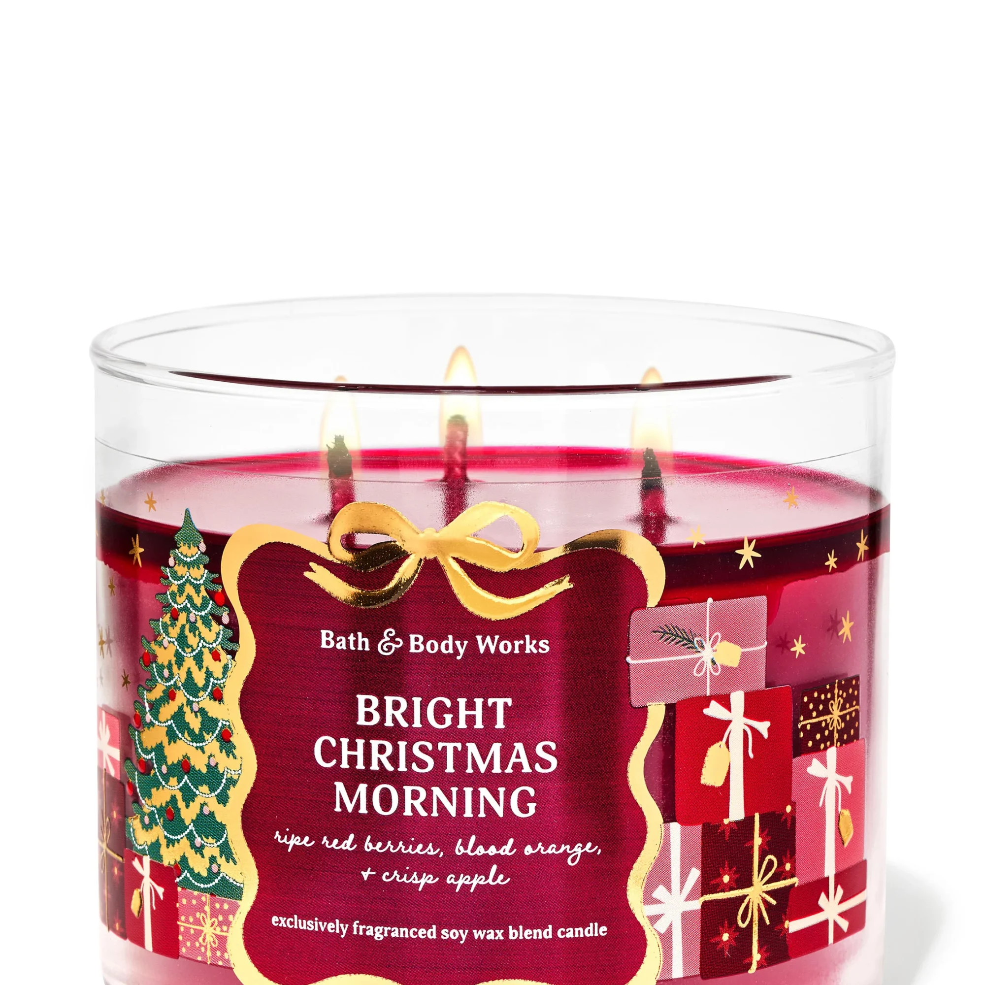 Bright Christmas Morning 3 Wick Candle Refill