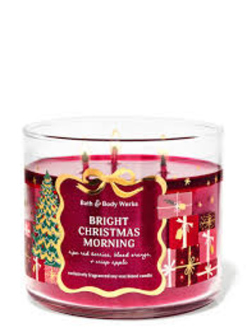 Bright Christmas Morning 3 Wick Candle Refill