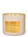 Caramel Vanilla 3 Wick Candle