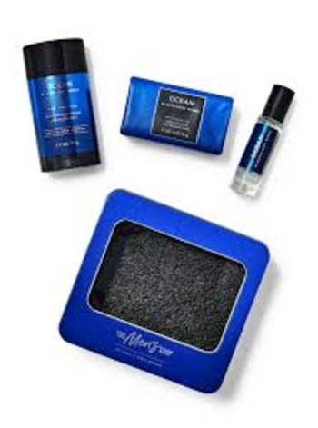 Ocean Mini Gift Box Set (Deo stick + Cleansing Bar + Mini Cologne)