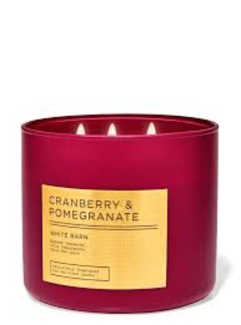 Cranberry Pomegranate 3 Wick Candle